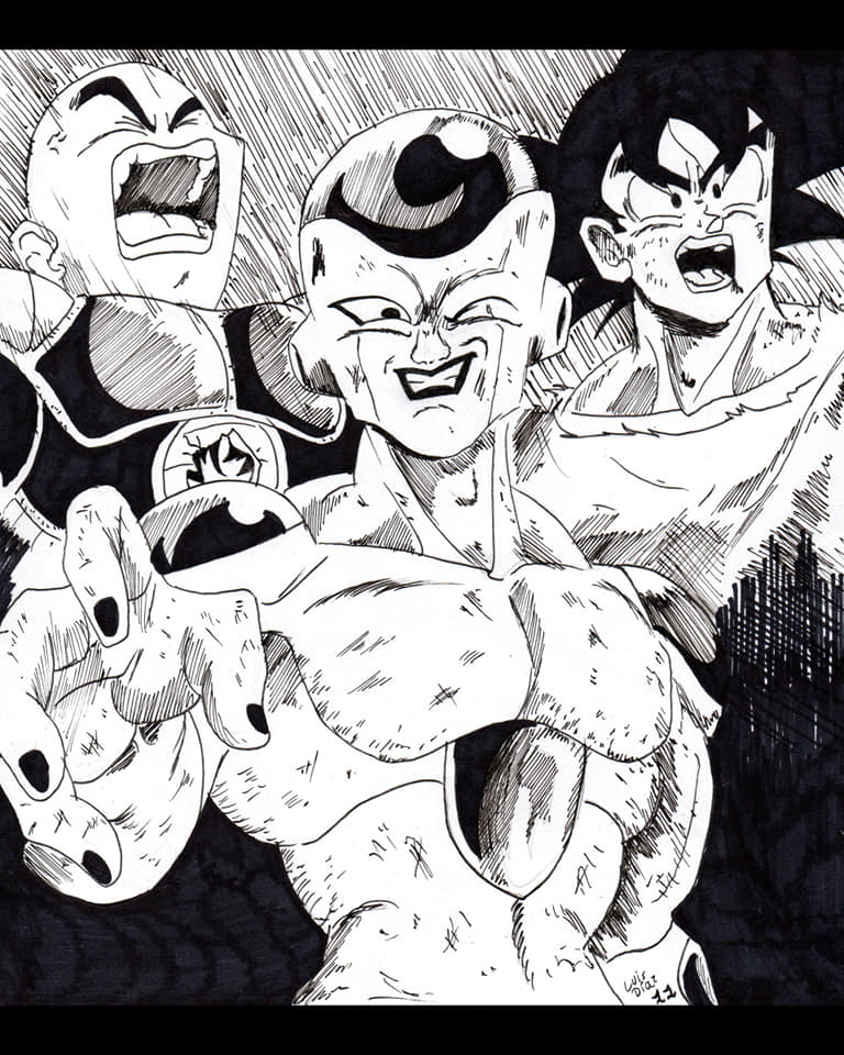 Estilo Dragon Ball - Ilustración por Albert Art Heart