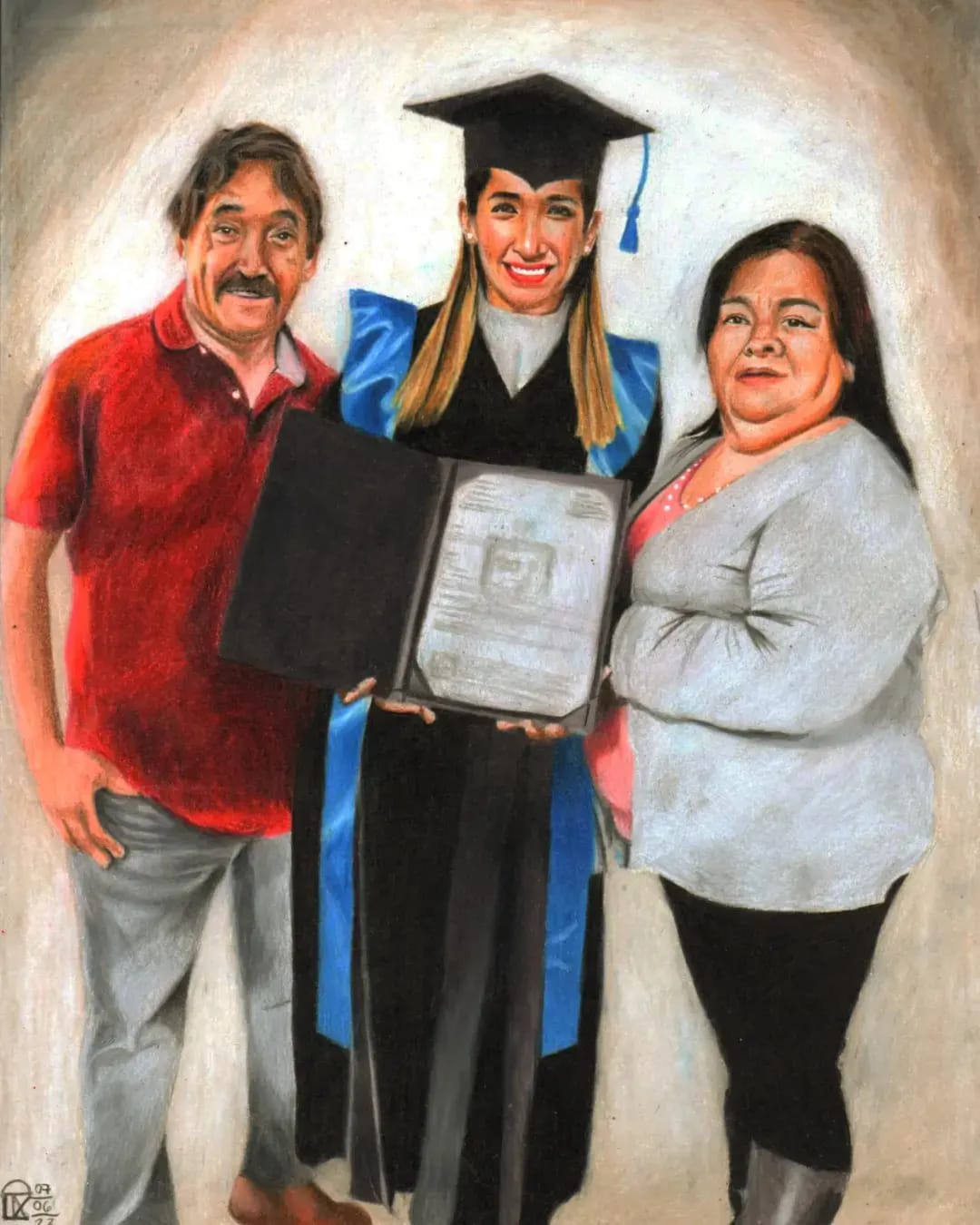 Retrato personalizado por Albert Art Heart